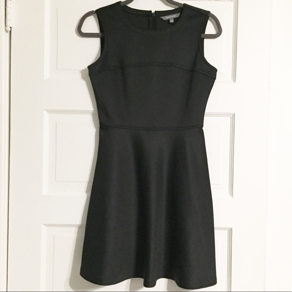 Daisy Fuentes Black Fit & Flare Skater Dress - SP